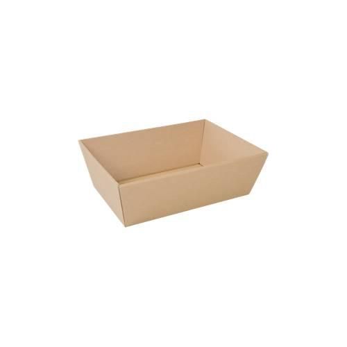 4033657974765 - Geschenkkorb SAWP 181705 rechteckig groß L 373 x B 285 x H 120 mm Wellpappe kraft-braun 1 Stück