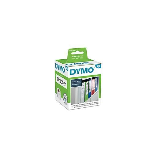 5411313990196 - DYMO Original LabelWriter-Mehrzwecketiketten große Ordnerrücken-Etiketten | 59 mm x 190 mm | Rolle mit 110 leicht ablösbaren Etiketten | selbstklebend | für LabelWriter Etikettendrucker 5411313990196 - DYMO Original LabelWriter-Mehrzwecketiketten große Ordnerrücken-Etiketten | 59 mm x 190 mm | Rolle mit 110 leicht ablösbaren Etiketten | selbstklebend | für LabelWriter Etikettendrucker