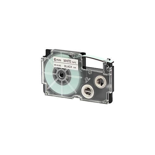 4971850120469 - Schriftband XR-6we1 6mm x 8m schwarz weiß laminiert stark selbstklebend 4971850120469 Casio 4971850120469 - Schriftband XR-6we1 6mm x 8m schwarz weiß laminiert stark selbstklebend 4971850120469 Casio