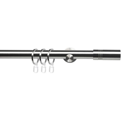 4016318374876 - Gardinenstange CELZYLIN01SG1L Gardinenstangen Gr L 120 cm Ø 25 mm 1 läufig silberfarben (edelstahlfarben) Gardinenstangen Wandmontage 1-läufig im Fixmaß Ø 25 mm 4016318374876 - Gardinenstange CELZYLIN01SG1L Gardinenstangen Gr L 120 cm Ø 25 mm 1 läufig silberfarben (edelstahlfarben) Gardinenstangen Wandmontage 1-läufig im Fixmaß Ø 25 mm