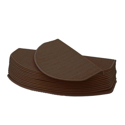 4057651367576 - 15er-Set Stufenmatte MCW-G49 Treppenteppich Treppenschutz Treppenmattenset 65x25cm ~ halbrund braun 4057651367576 - 15er-Set Stufenmatte MCW-G49 Treppenteppich Treppenschutz Treppenmattenset 65x25cm ~ halbrund braun