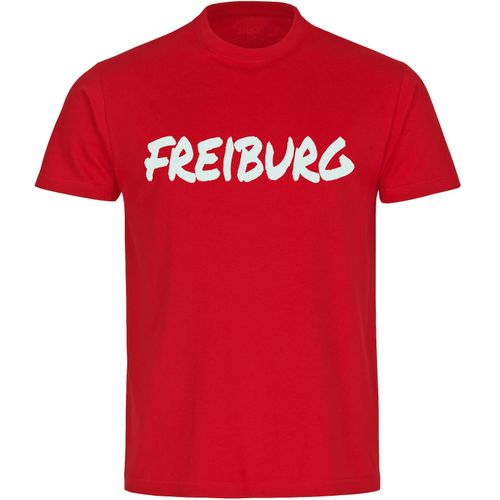 4068859506971 - multifanshop Herren T-Shirt - Freiburg - Textmarker - Druck weiß - Männer
