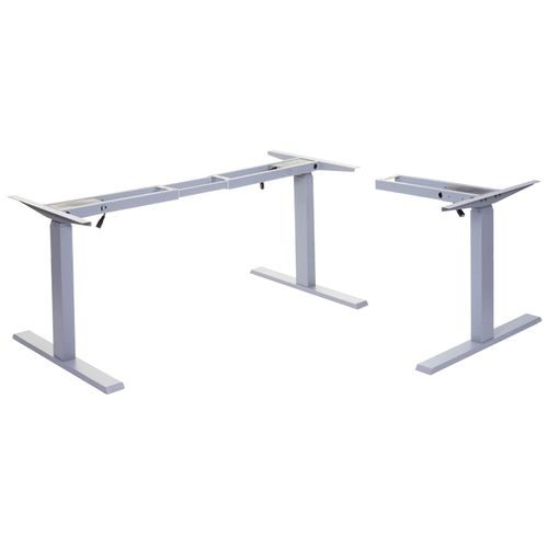 4057651256511 - Gestell MCW-D40 variables Tischgestell für Eck-Schreibtisch elektrisch höhenverstellbar Memory 45kg ~ grau 4057651256511 - Gestell MCW-D40 variables Tischgestell für Eck-Schreibtisch elektrisch höhenverstellbar Memory 45kg ~ grau