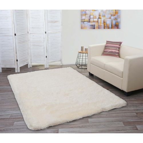 4057651360447 - Teppich MCW-F69 Shaggy Läufer Hochflor Langflor Stoff Textil flauschig weich 230x160cm ~ creme 4057651360447 - Teppich MCW-F69 Shaggy Läufer Hochflor Langflor Stoff Textil flauschig weich 230x160cm ~ creme