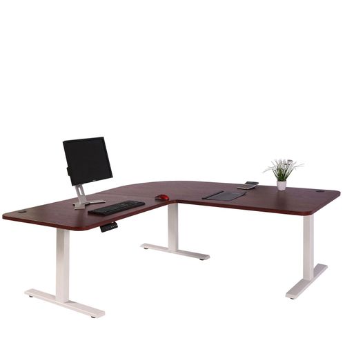 4057651487359 - Eck-Schreibtisch MCW-D40 Computertisch elektrisch höhenverstellbar 178x178cm 84kg MVG ~ Kirsch-Dekor weiß 4057651487359 - Eck-Schreibtisch MCW-D40 Computertisch elektrisch höhenverstellbar 178x178cm 84kg MVG ~ Kirsch-Dekor weiß