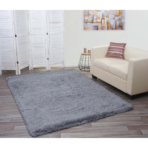 4057651358291 - Teppich MCW-F69 Shaggy Läufer Hochflor Langflor Stoff Textil flauschig weich 230x160cm ~ grau 4057651358291 - Teppich MCW-F69 Shaggy Läufer Hochflor Langflor Stoff Textil flauschig weich 230x160cm ~ grau