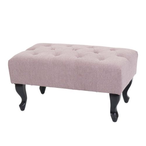 4057651714721 - Ottomane Chesterfield Oxford Sitzhocker Fußablage Hocker wasserabweisend Stoff Textil 39x77x47cm ~ hellrosa 4057651714721 - Ottomane Chesterfield Oxford Sitzhocker Fußablage Hocker wasserabweisend Stoff Textil 39x77x47cm ~ hellrosa