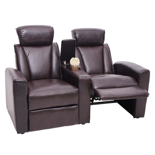 4057651435251 - 2er Kinosessel MCW-H30 Relaxsessel Fernsehsessel Zweisitzer Sofa Staufach Soft Touch Kunstleder ~ braun 4057651435251 - 2er Kinosessel MCW-H30 Relaxsessel Fernsehsessel Zweisitzer Sofa Staufach Soft Touch Kunstleder ~ braun