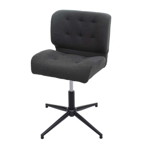 4057651383187 - Bürostuhl MCW-H42 Drehstuhl Schreibtischstuhl drehbar höhenverstellbar ~ Stoff Textil dunkelgrau Fuß schwarz 4057651383187 - Bürostuhl MCW-H42 Drehstuhl Schreibtischstuhl drehbar höhenverstellbar ~ Stoff Textil dunkelgrau Fuß schwarz