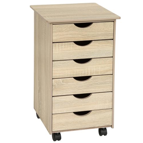 4260435993476 - tectake® Rollcontainer aus Holz 4 leichtgängige drehbare Doppelrollen einfache Montage 36 x 40 x 65 cm 4260435993476 - tectake® Rollcontainer aus Holz 4 leichtgängige drehbare Doppelrollen einfache Montage 36 x 40 x 65 cm