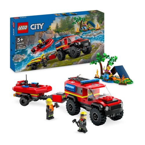 5702017582948 - City 60412 Feuerwehrgeländewagen mit Rettungsboot Bausatz 5702017582948 LEGO 5702017582948 - City 60412 Feuerwehrgeländewagen mit Rettungsboot Bausatz 5702017582948 LEGO