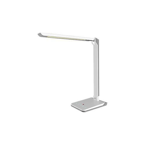 7612176093842 - Hansa-by-styro Lumina LED-Tischleuchte dimmbar zuschaltbarer Lichtsensor 3 Farbtemperaturen Weiß
