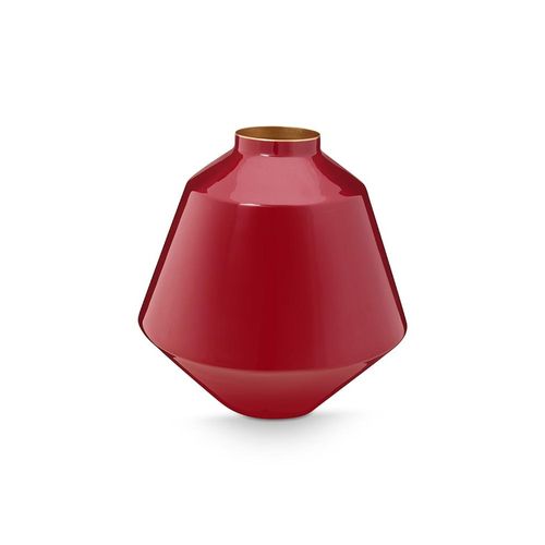8721009906552 - Dekovase PIP STUDIO Vase rot (dunkelrot) B35cm H35cm T35cm Ø35cm Metall Vasen 8721009906552 - Dekovase PIP STUDIO Vase rot (dunkelrot) B35cm H35cm T35cm Ø35cm Metall Vasen