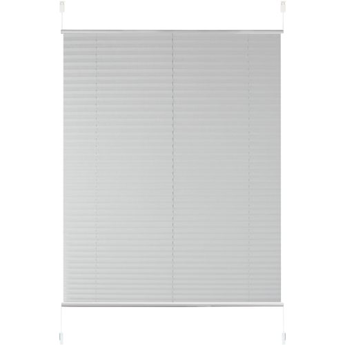 6972828889492 - Plissee MY HOME KATIA Plissees Gr 130 cm zweiseitig verschiebbar 50 cm grau Kinder Kinderzimmer-Plissees Plissee Klemmfix Crushed-Optik uni monochrom basic Klemmträger 6972828889492 - Plissee MY HOME KATIA Plissees Gr 130 cm zweiseitig verschiebbar 50 cm grau Kinder Kinderzimmer-Plissees Plissee Klemmfix Crushed-Optik uni monochrom basic Klemmträger