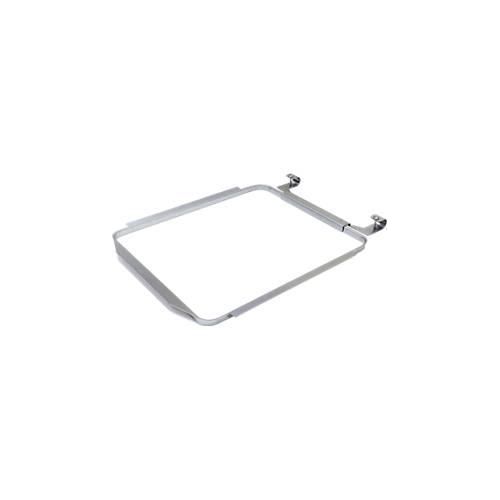 4052941235177 - Winkelring für Mülltonnen mit Volumen 240 l inkl Montagematerial B 498 x T 670 x H 41 mm Stahl silber 4052941235177 - Winkelring für Mülltonnen mit Volumen 240 l inkl Montagematerial B 498 x T 670 x H 41 mm Stahl silber