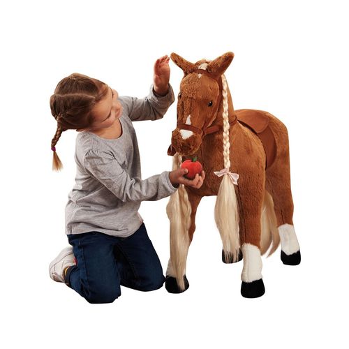 4008332589275 - Happy People Haflinger Pferd mit Sound und Apfel 4008332589275 - Happy People Haflinger Pferd mit Sound und Apfel