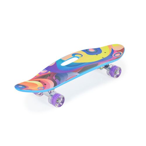 3800146228279 - Byox Skateboard 26 Zoll mit Griff PU-Leuchträder ABEC-7 Aluminium 100 kg LED lila 3800146228279 - Byox Skateboard 26 Zoll mit Griff PU-Leuchträder ABEC-7 Aluminium 100 kg LED lila