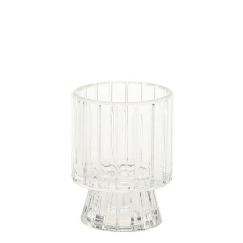 5712750358403 - Chic Antique Kerzenständer für Teelichter und Stabkerzen durchsichtig