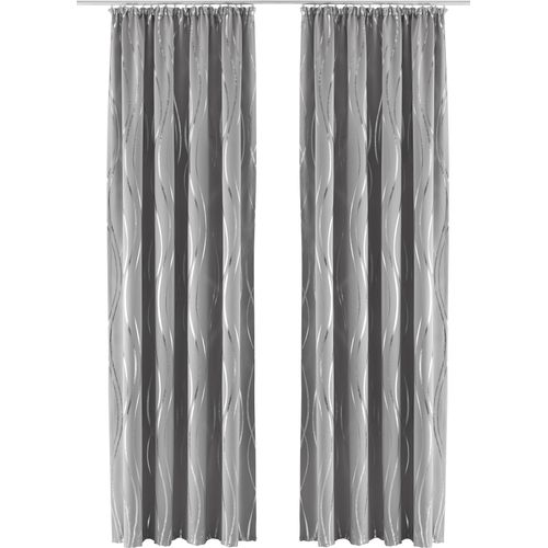 6920192966240 - Vorhang Prag Gr 3 grau (silbergrau) B130cm H225cm Polyester GUIDO MARIA KRETSCHMER HOME & LIVING Gardinen Verdunkelungsvorhang Foliendruck mit Wellen democratichome Edition 6920192966240 - Vorhang Prag Gr 3 grau (silbergrau) B130cm H225cm Polyester GUIDO MARIA KRETSCHMER HOME & LIVING Gardinen Verdunkelungsvorhang Foliendruck mit Wellen democratichome Edition