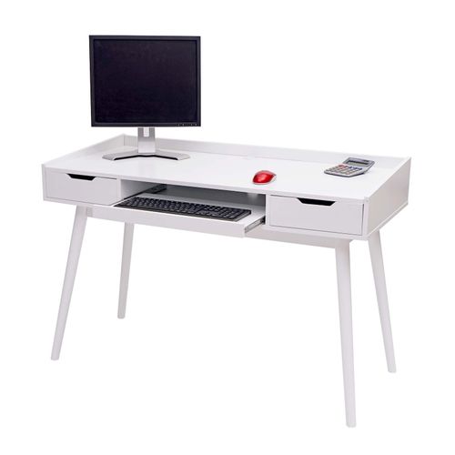 4057651411095 - Schreibtisch MCW-A70b Bürotisch Computertisch MDF 120x55cm ~ weiß 4057651411095 - Schreibtisch MCW-A70b Bürotisch Computertisch MDF 120x55cm ~ weiß