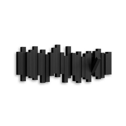 0028295280266 - UMBRA STICKS HOOK BLACK 318211-040 platzsparende Garderobenleiste mit 5 beweglichen Haken 0028295280266 - UMBRA STICKS HOOK BLACK 318211-040 platzsparende Garderobenleiste mit 5 beweglichen Haken