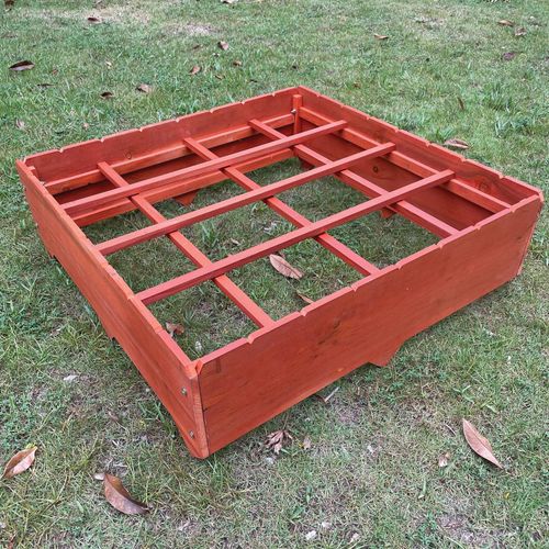 4255636600179 - NYVI Pflanzbeet NYVIGreen 80x80 cm Rot - Gartenbeet mit Unkrautvlies 4255636600179 - NYVI Pflanzbeet NYVIGreen 80x80 cm Rot - Gartenbeet mit Unkrautvlies