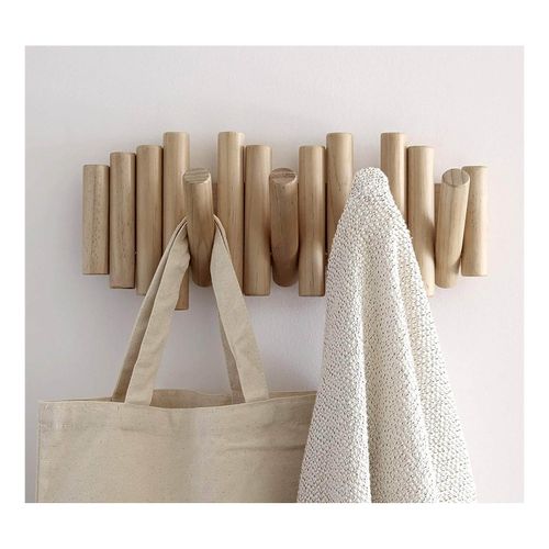 0028295309417 - Umbra Picket mit 5 Garderobenhaken natural 1011471-390 Garderobenleiste Wandhaken Kleiderhaken 0028295309417 - Umbra Picket mit 5 Garderobenhaken natural 1011471-390 Garderobenleiste Wandhaken Kleiderhaken