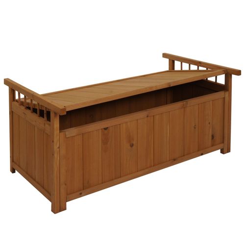 4057651738222 - Aufbewahrungstruhe MCW-O13 Gartentruhe Auflagenbox Truhe Tanne Holz MVG 53x108x60cm ~ natur 4057651738222 - Aufbewahrungstruhe MCW-O13 Gartentruhe Auflagenbox Truhe Tanne Holz MVG 53x108x60cm ~ natur