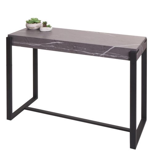 4057651574387 - Konsolentisch MCW-L53 Telefontisch Arbeitstisch Beistelltisch Ablagetisch Metall 81x100x40cm ~ Marmor-Optik grau 4057651574387 - Konsolentisch MCW-L53 Telefontisch Arbeitstisch Beistelltisch Ablagetisch Metall 81x100x40cm ~ Marmor-Optik grau