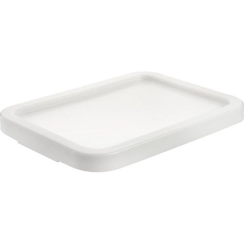 4004950700740 - Stülpdeckel Kunststoffbehälter stapelbar LxBxH 400 x 300 x 20 mm kaiserkraft