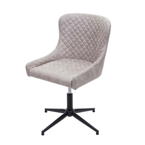 4057651407456 - Bürostuhl MCW-H79 Schreibtischstuhl Drehstuhl höhenverstellbar Vintage Metall ~ Stoff Textil grau 4057651407456 - Bürostuhl MCW-H79 Schreibtischstuhl Drehstuhl höhenverstellbar Vintage Metall ~ Stoff Textil grau