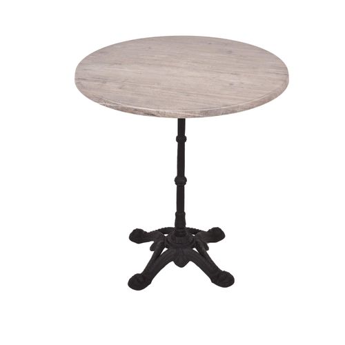 4041908128119 - Bistrotisch Set Washington Pine 70cm Tischgestell Gusseisen schwarz Garten Tisch 4041908128119 - Bistrotisch Set Washington Pine 70cm Tischgestell Gusseisen schwarz Garten Tisch