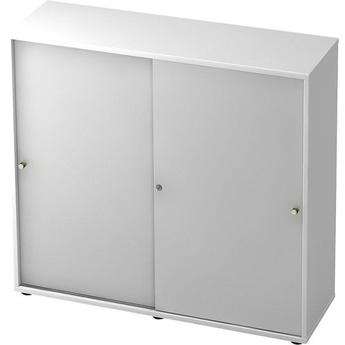 4032062156292 - eurokraft pro Schiebetürenschrank 2 Fachböden Mitteltrennwand weiß alusilber 4032062156292 - eurokraft pro Schiebetürenschrank 2 Fachböden Mitteltrennwand weiß alusilber