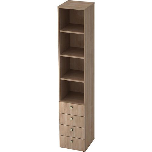 4032062020135 - eurokraft pro Kombi-Schrank 3 Fachböden 4 Schubladen Nussbaum-Dekor Nussbaum-Dekor 4032062020135 - eurokraft pro Kombi-Schrank 3 Fachböden 4 Schubladen Nussbaum-Dekor Nussbaum-Dekor