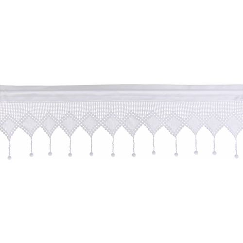 4250030875659 - Querbehang Attersee Gr 1 weiß B125cm H35cm Baumwolle HOSSNER - ART OF HOME DECO Gardinen 4250030875659 - Querbehang Attersee Gr 1 weiß B125cm H35cm Baumwolle HOSSNER - ART OF HOME DECO Gardinen