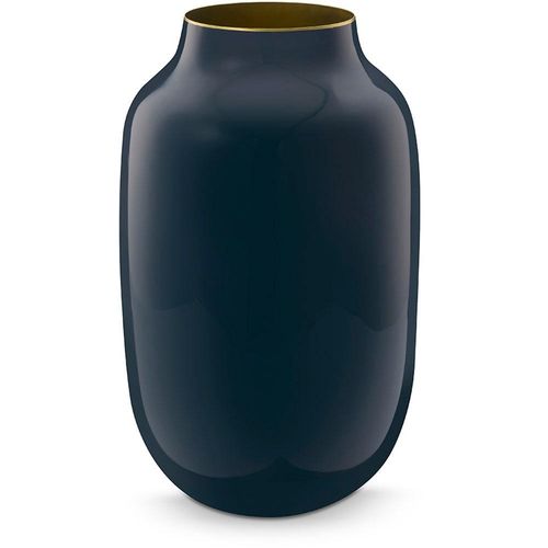 8721009906477 - Dekovase PIP STUDIO Vase blau (mittelblau) B18cm H30cm T18cm Ø18cm Metall Vasen 8721009906477 - Dekovase PIP STUDIO Vase blau (mittelblau) B18cm H30cm T18cm Ø18cm Metall Vasen