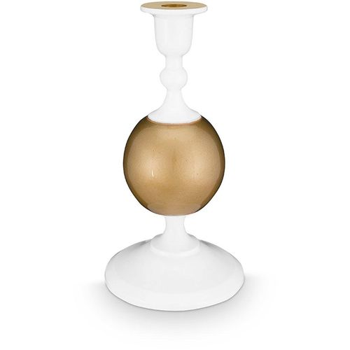 8721009906316 - Kerzenständer PIP STUDIO Kerzenhalter Kugel gold (weiß goldfarben) B12cm H24cm T12cm Ø12cm Aluminium Kerzenhalter 8721009906316 - Kerzenständer PIP STUDIO Kerzenhalter Kugel gold (weiß goldfarben) B12cm H24cm T12cm Ø12cm Aluminium Kerzenhalter