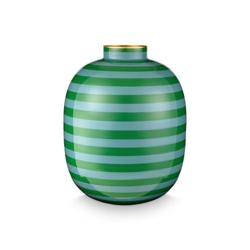 8720874270034 - Dekovase PIP STUDIO Vase grün (grün weiß) B25cm H31cm T25cm Ø25cm Metall Vasen 8720874270034 - Dekovase PIP STUDIO Vase grün (grün weiß) B25cm H31cm T25cm Ø25cm Metall Vasen