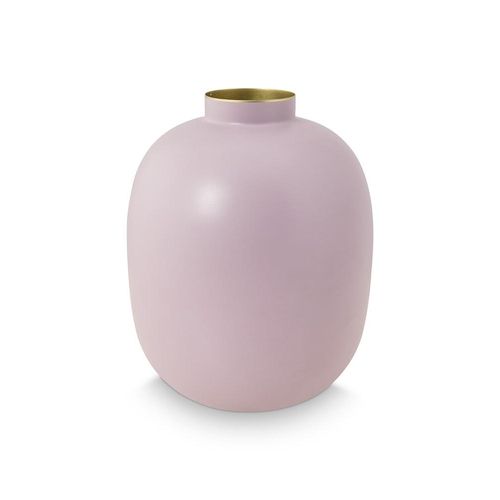 8720874269991 - Dekovase PIP STUDIO Vase rosa B25cm H31cm T25cm Ø25cm Metall Vasen 8720874269991 - Dekovase PIP STUDIO Vase rosa B25cm H31cm T25cm Ø25cm Metall Vasen
