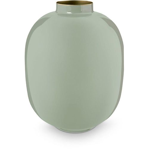 8720512743746 - Dekovase PIP STUDIO Vase grün B25cm H32cm T25cm Ø25cm Metall Vasen 8720512743746 - Dekovase PIP STUDIO Vase grün B25cm H32cm T25cm Ø25cm Metall Vasen