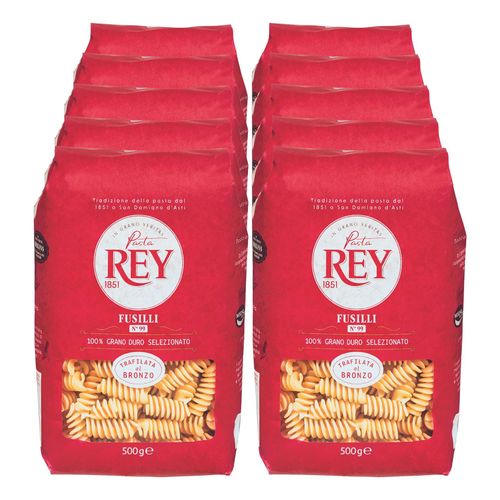 8001740822428 - Pasta Rey Bronzepasta Fusilli 500 g 10er Pack 8001740822428 - Pasta Rey Bronzepasta Fusilli 500 g 10er Pack
