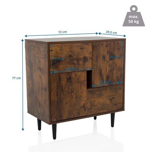 4064323045359 - hjh LIVING Kommode LYKKJA Melaminharzbeschichtete Spanplatte 4064323045359 - hjh LIVING Kommode LYKKJA Melaminharzbeschichtete Spanplatte