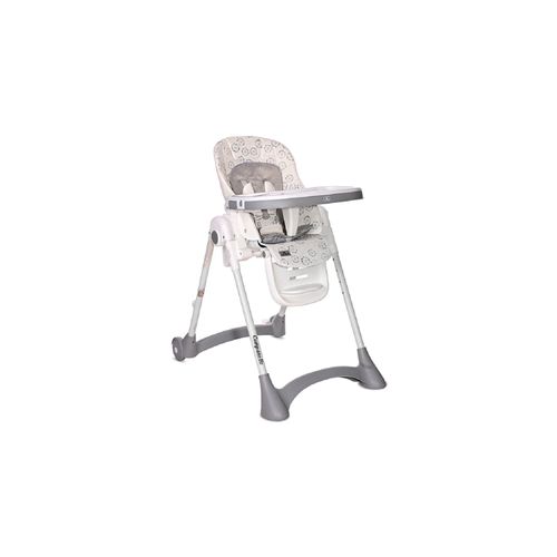 3800151993254 - Kinderhochstuhl Campanella klappbar Rollen einstellbare Höhe Lehne Gurte weiß 3800151993254 - Kinderhochstuhl Campanella klappbar Rollen einstellbare Höhe Lehne Gurte weiß