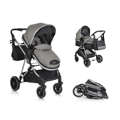 3800146236175 - Kombikinderwagen 2 in 1 Kali 22 kg umbaubar Korb Getränkehalter Tasche grau 3800146236175 - Kombikinderwagen 2 in 1 Kali 22 kg umbaubar Korb Getränkehalter Tasche grau