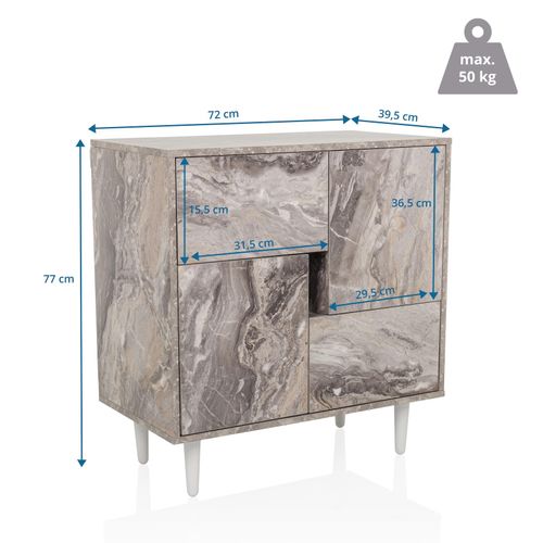 4064323045373 - hjh LIVING Kommode LYKKJA Melaminharzbeschichtete Spanplatte 4064323045373 - hjh LIVING Kommode LYKKJA Melaminharzbeschichtete Spanplatte