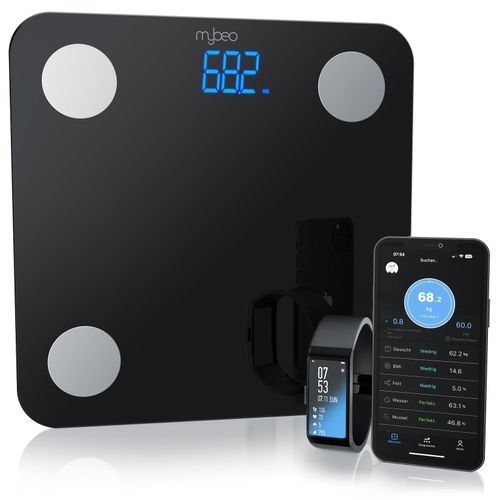 4061474012902 - MyBeo Digitale Bluetooth Körperfettwaage Diagnosewaage mit App-Steuerung 4061474012902 - MyBeo Digitale Bluetooth Körperfettwaage Diagnosewaage mit App-Steuerung