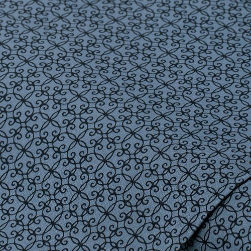 4058896374589 - Baumwoll-Trachtenstoff Ornamente blau 4058896374589 - Baumwoll-Trachtenstoff Ornamente blau
