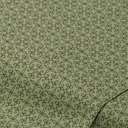 4058896374572 - Baumwoll-Trachtenstoff Ornamente jägergrün 4058896374572 - Baumwoll-Trachtenstoff Ornamente jägergrün