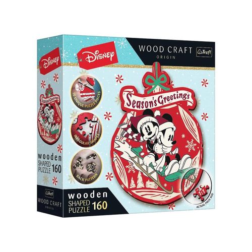 5900511201925 - Mickey Mouse and Friends - Holz Puzzle 160 Disney - Mickey und Minnis Weihnachtsabenteuer 5900511201925 - Mickey Mouse and Friends - Holz Puzzle 160 Disney - Mickey und Minnis Weihnachtsabenteuer