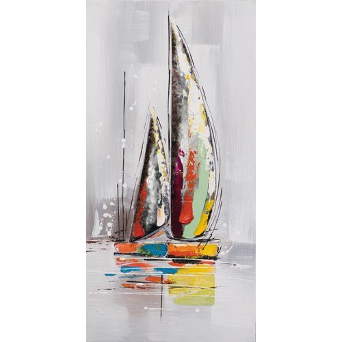 4050743035049 - Gemälde SEGELBOOT (BL 40x80 cm) BL 40x80 cm bunt Bild Kunstdruck Wandbild 4050743035049 - Gemälde SEGELBOOT (BL 40x80 cm) BL 40x80 cm bunt Bild Kunstdruck Wandbild